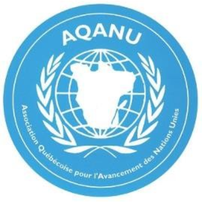Logo Association Québécoise pour l’Avancement des Nations Unies (AQANU)